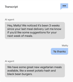 build loyalty with <i>personalized voice experiences</i>